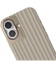 Nudient Bold Case Apple iPhone 16 Hoesje Siliconen met MagSafe Beige