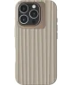 Nudient Bold Case Apple iPhone 16 Pro Hoesje Siliconen met MagSafe Beige