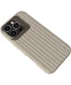 Nudient Bold Case Apple iPhone 16 Pro Hoesje Siliconen met MagSafe Beige