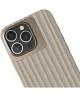 Nudient Bold Case Apple iPhone 16 Pro Max Hoesje Siliconen met MagSafe Beige