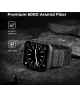 PITAKA Air Case Apple Watch 7 / 8 / 9 45MM Hoesje 600D Ultra Dun Zwart