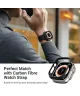 PITAKA Air Case Apple Watch Ultra / Ultra 2 Hoesje 600D Ultra Dun Zwart