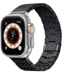 PITAKA Apple Watch 1-10/SE/Ultra Bandje - 49/46/45/44/42MM - Zwart