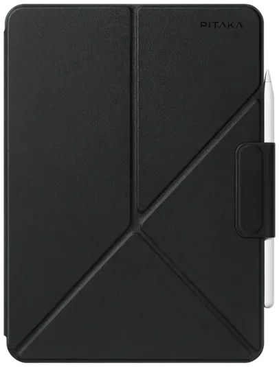 PITAKA MagEZ Folio 2 iPad Air 13 (24/25)/Pro 12.9 (22/21/20/18) Hoes Stand Zwart afbeelding 2
