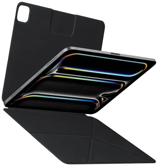 PITAKA MagEZ Folio 2 iPad Air 13 (24/25)/Pro 12.9 (22/21/20/18) Hoes Stand Zwart afbeelding 11