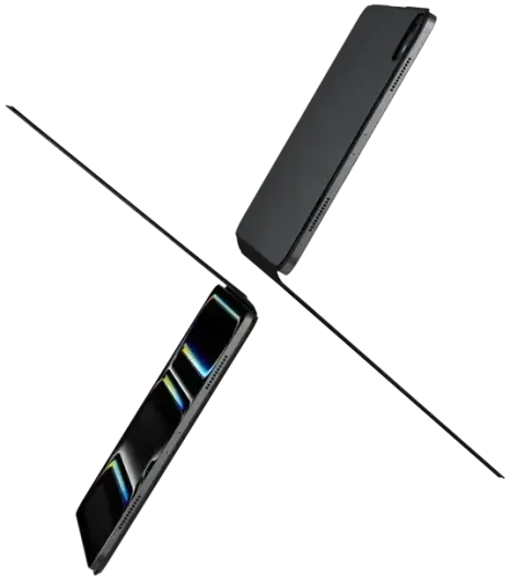 PITAKA MagEZ Folio 2 iPad Air 13 (24/25)/Pro 12.9 (22/21/20/18) Hoes Stand Zwart afbeelding 12