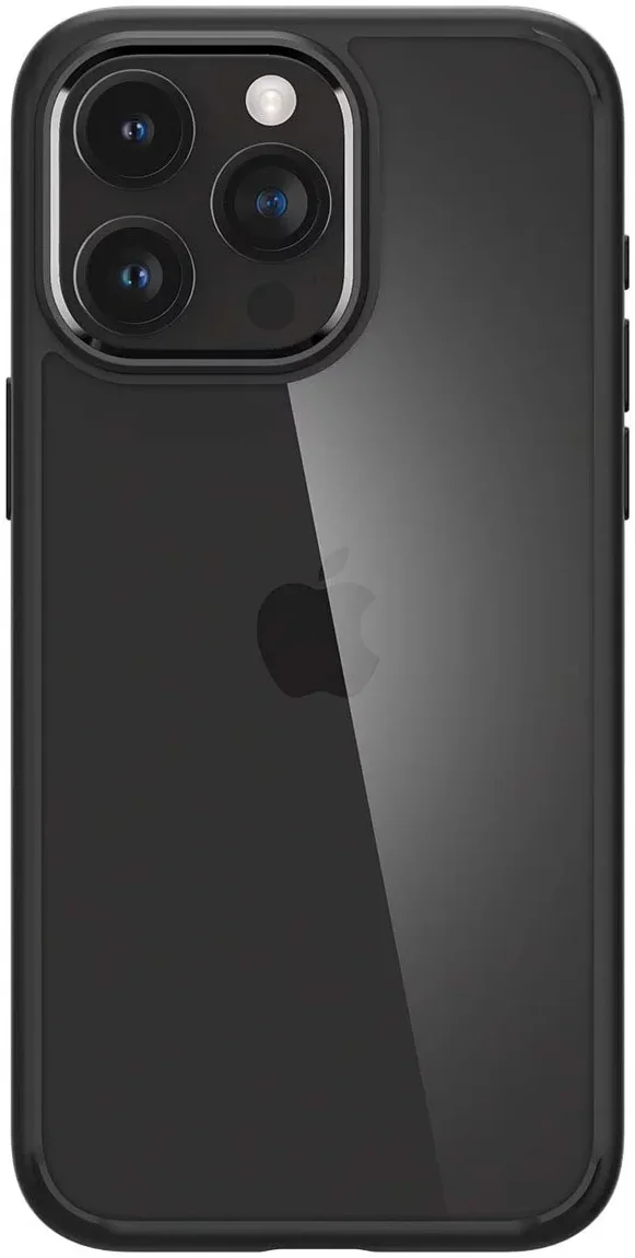 Spigen Crystal Hybrid Apple iPhone 15 Pro Hoesje Matte Zwart afbeelding 3