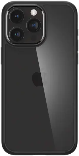 Spigen Crystal Hybrid Apple iPhone 15 Pro Hoesje Matte Zwart afbeelding 3