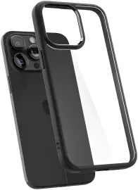 Spigen Crystal Hybrid Apple iPhone 15 Pro Hoesje Matte Zwart