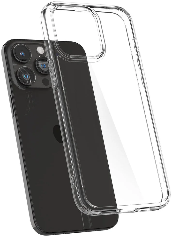 Spigen Crystal Hybrid Apple iPhone 15 Pro Hoesje Transparant afbeelding 1