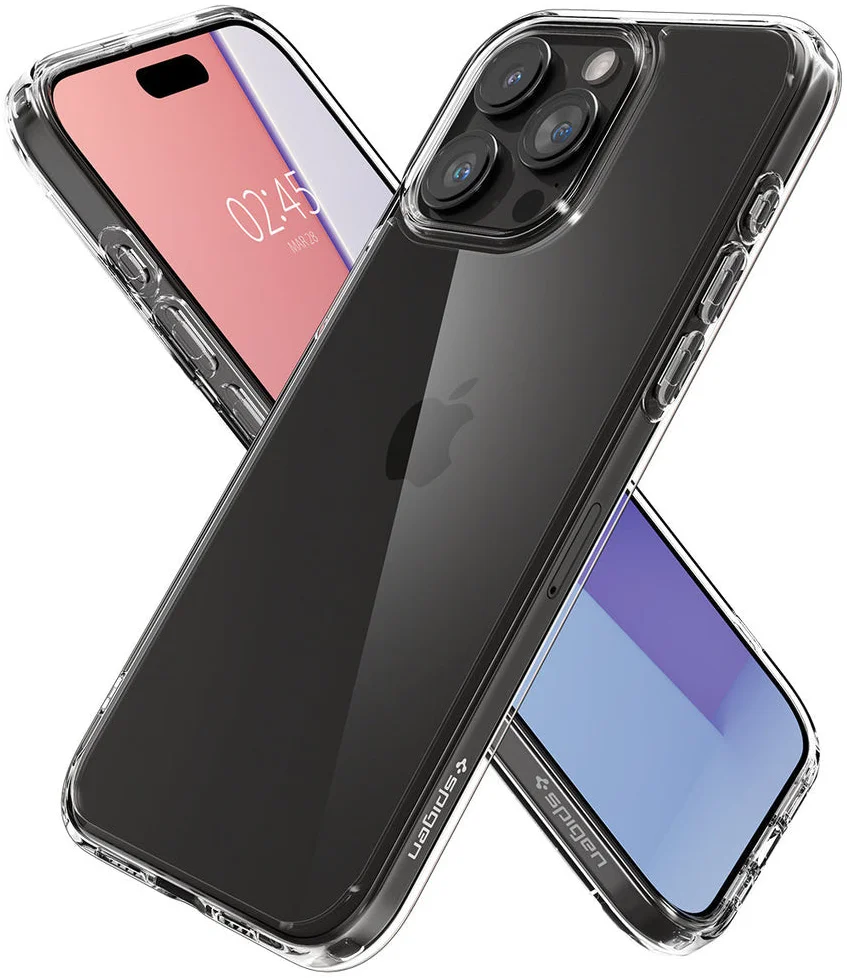 Spigen Crystal Hybrid Apple iPhone 15 Pro Hoesje Transparant afbeelding 3