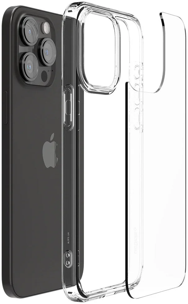 Spigen Crystal Hybrid Apple iPhone 15 Pro Hoesje Transparant afbeelding 4