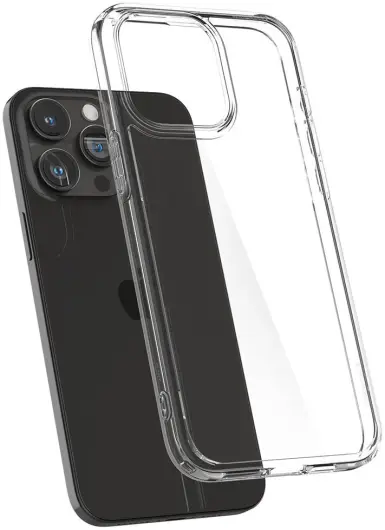 Spigen Crystal Hybrid Apple iPhone 15 Pro Hoesje Transparant afbeelding 1