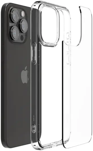 Spigen Crystal Hybrid Apple iPhone 15 Pro Hoesje Transparant afbeelding 4