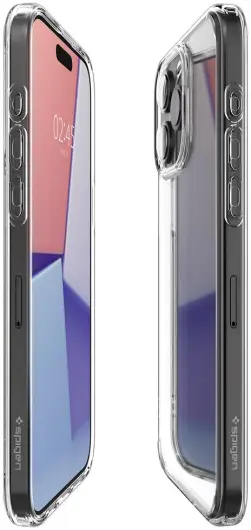 Spigen Crystal Hybrid Apple iPhone 15 Pro Hoesje Transparant afbeelding 5