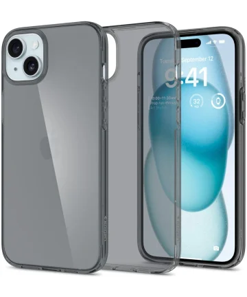 Spigen Crystal Flex Apple iPhone 15 Hoesje Back Cover Space Crystal Hoesjes