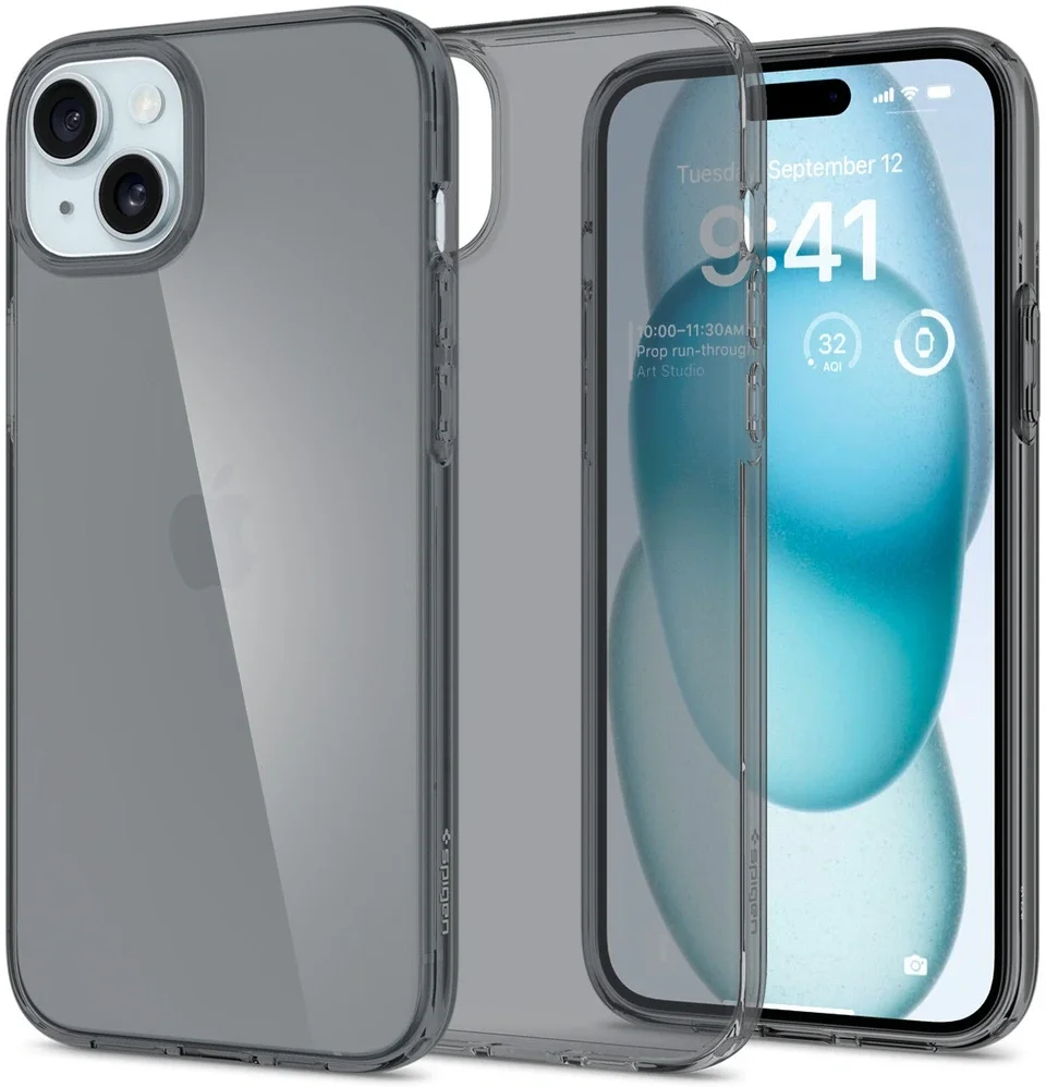 Spigen Crystal Flex Apple iPhone 15 Hoesje Back Cover Space Crystal afbeelding 1