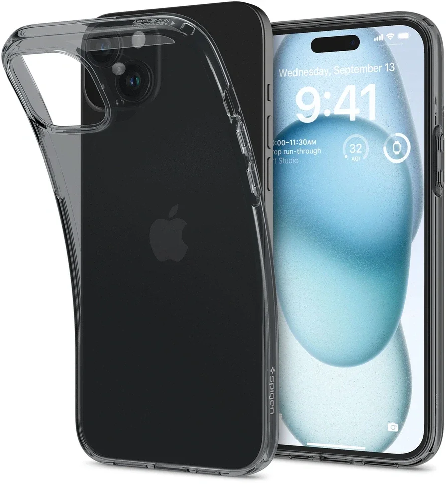 Spigen Crystal Flex Apple iPhone 15 Hoesje Back Cover Space Crystal afbeelding 2