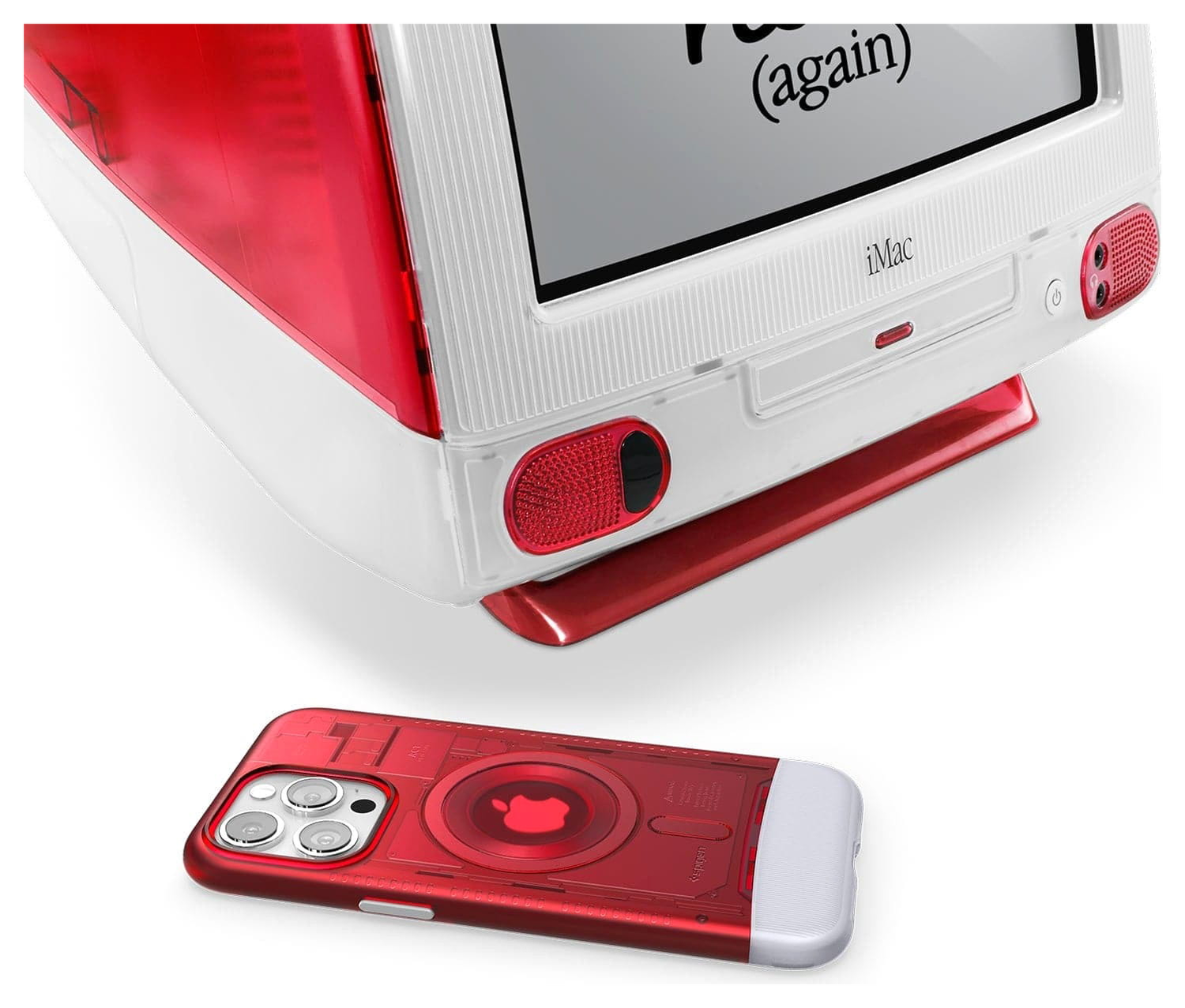 Spigen Classic C1 MagFit Apple iPhone 15 Pro Hoesje MagSafe Rood afbeelding 8