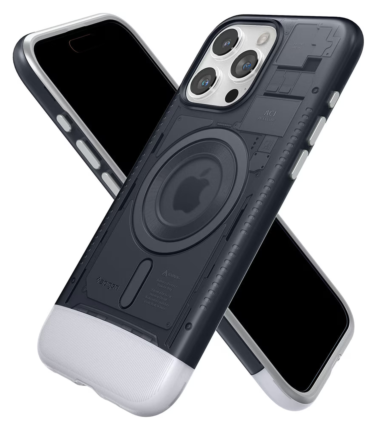 Spigen Classic C1 MagFit Apple iPhone 15 Pro Max Hoesje MagSafe Grijs afbeelding 8
