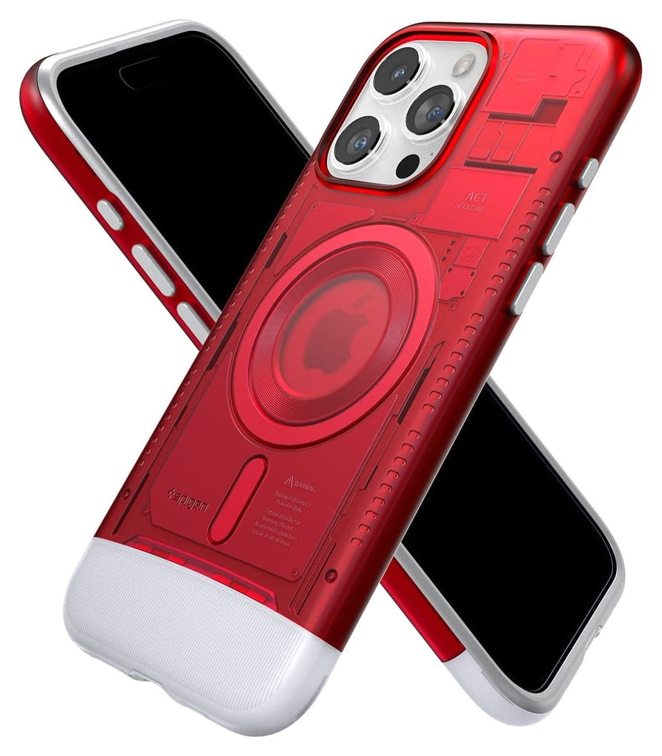 Spigen Classic C1 MagFit Apple iPhone 15 Pro Max Hoesje MagSafe Rood afbeelding 10