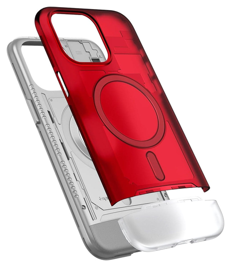 Spigen Classic C1 MagFit Apple iPhone 15 Pro Max Hoesje MagSafe Rood afbeelding 8
