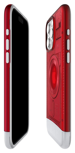 Spigen Classic C1 MagFit Apple iPhone 15 Pro Max Hoesje MagSafe Rood afbeelding 9