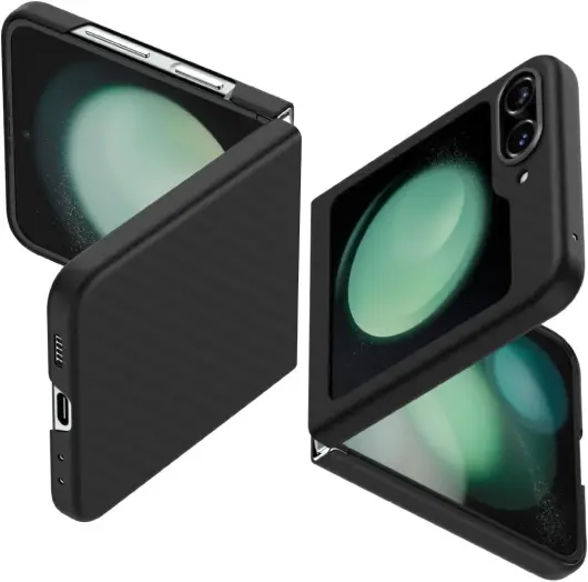 Spigen Air Skin Pro Samsung Galaxy Z Flip 5 Hoesje Back Cover Zwart afbeelding 1