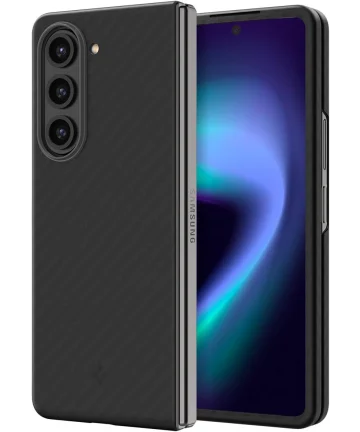 Spigen Air Skin Pro Samsung Galaxy Z Fold 5 Hoesje Back Cover Zwart Hoesjes