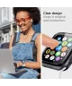 Spigen Ultra Hybrid - Apple Watch 44MM Case - Full Screen Protect - Clear Zwart