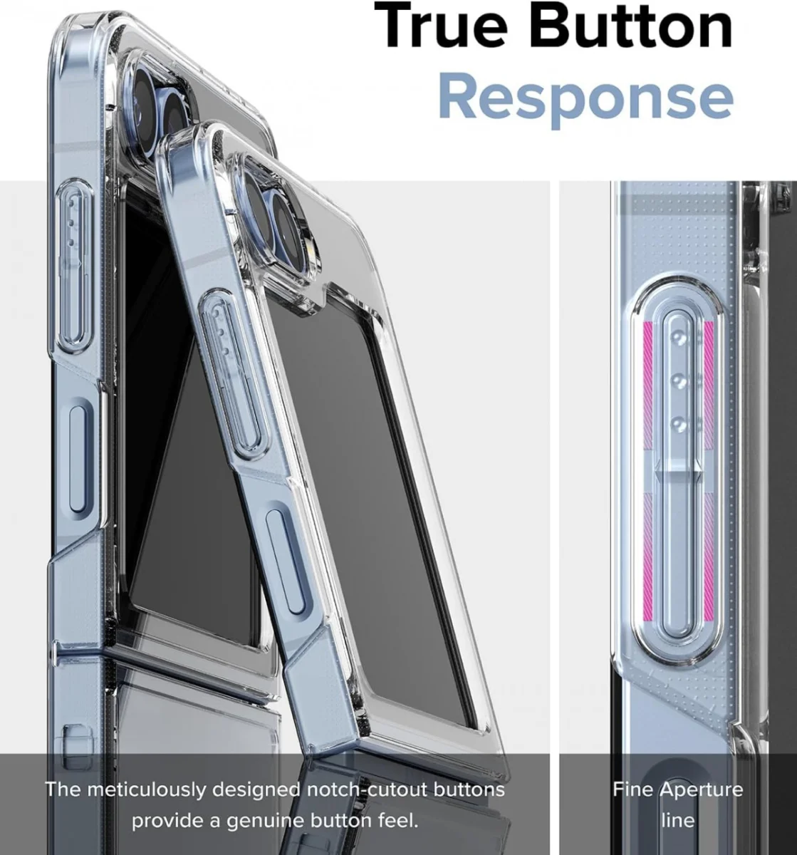 Ringke Fusion Samsung Galaxy Z Flip 6 Hoesje Back Cover Transparant afbeelding 5