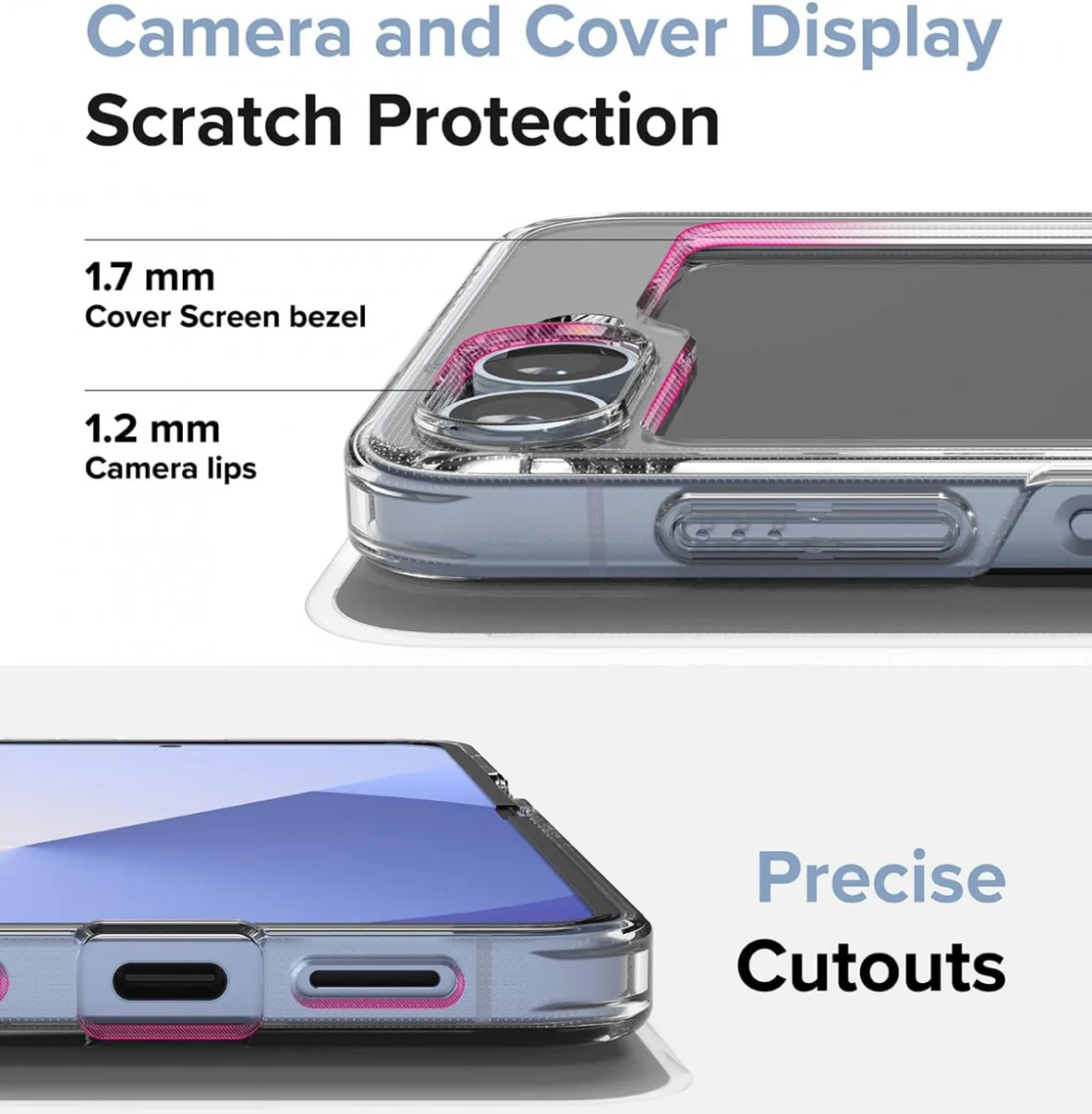 Ringke Fusion Samsung Galaxy Z Flip 6 Hoesje Back Cover Transparant afbeelding 6