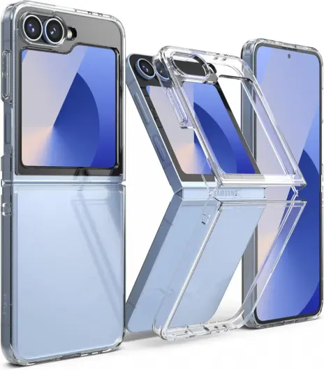 Ringke Fusion Samsung Galaxy Z Flip 6 Hoesje Back Cover Transparant afbeelding 1