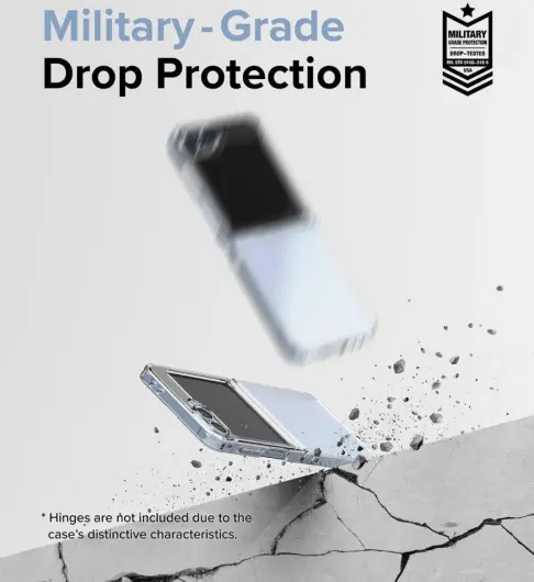 Ringke Fusion Samsung Galaxy Z Flip 6 Hoesje Back Cover Transparant afbeelding 4