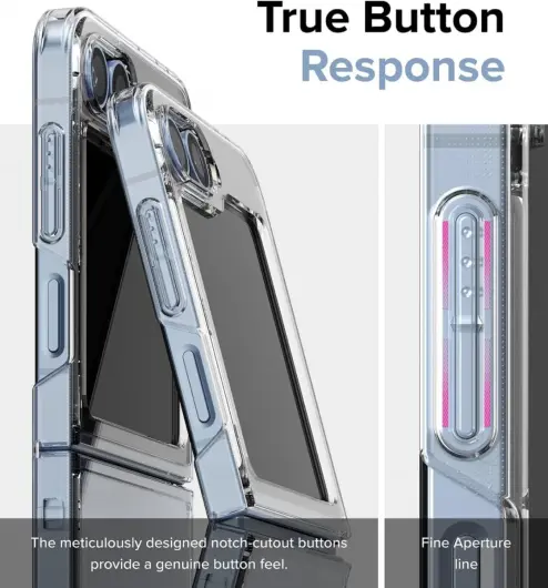 Ringke Fusion Samsung Galaxy Z Flip 6 Hoesje Back Cover Transparant afbeelding 5