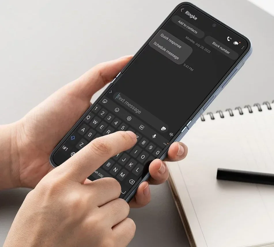 Ringke Dual Easy Film Samsung Galaxy Z Flip Screen Protector met Jig  2-Pack - Main Image