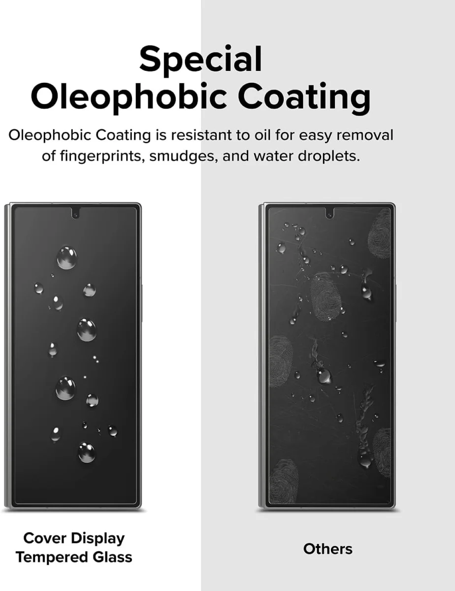 Ringke Cover Display Samsung Galaxy Z Fold 6 Screen Protector Voorkant (2-Pack) afbeelding 7