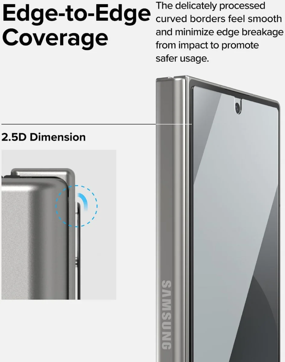 Ringke Cover Display Samsung Galaxy Z Fold 6 Screen Protector Voorkant (2-Pack) afbeelding 9