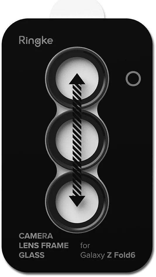Ringke Frame Glass Samsung Galaxy Z Fold 6 Camera Protector Zwart 2-Pack afbeelding 4
