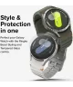 Ringke - Samsung Galaxy Watch 7 40MM - Bezel Styling Zilver + Tempered Glass