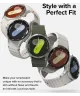 Ringke - Samsung Galaxy Watch 7 40MM - Bezel Styling Zilver + Tempered Glass