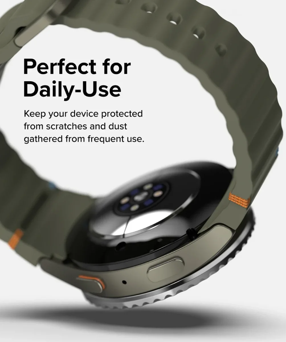 Ringke - Bezel Styling + Tempered Glass - Samsung Galaxy Watch 7 40MM - Zwart 80 afbeelding 9