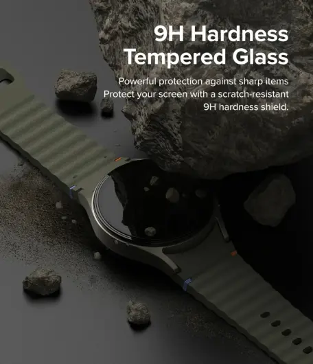 Ringke - Bezel Styling + Tempered Glass - Samsung Galaxy Watch 7 40MM - Zwart 99 afbeelding 8