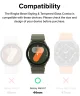 Ringke - Samsung Galaxy Watch 7 44MM - Bezel Styling Zilver + Tempered Glass