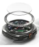 Ringke - Samsung Galaxy Watch Ultra - Bezel Styling + Tempered Glass - Zilver 01