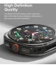 Ringke - Samsung Galaxy Watch Ultra - Bezel Premium 80 + Tempered Glass - Zwart