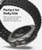Ringke - Samsung Galaxy Watch Ultra - Bezel Premium 80 + Tempered Glass - Zwart afbeelding 11