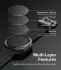 Ringke - Samsung Galaxy Watch Ultra - Bezel Premium 80 + Tempered Glass - Zwart afbeelding 7