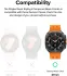 Ringke - Samsung Galaxy Watch Ultra - Bezel Premium 98 + Tempered Glass - Zwart afbeelding 2