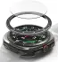 Ringke - Samsung Galaxy Watch Ultra - Bezel Premium 99 + Tempered Glass - Zwart afbeelding 1